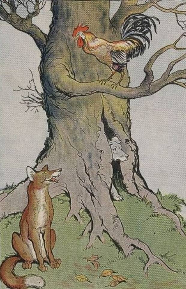 Aesop's Fables - The Dog, The Cock And The Fox By Milo Winter