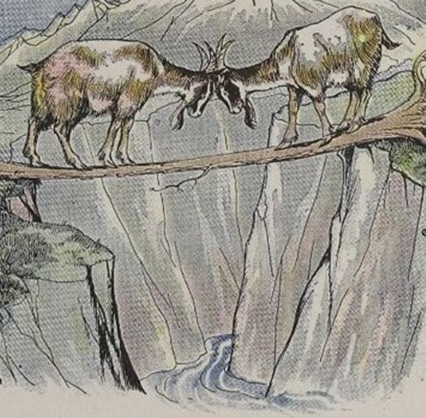 Aesop's Fables - The Two Goats By Milo Winter