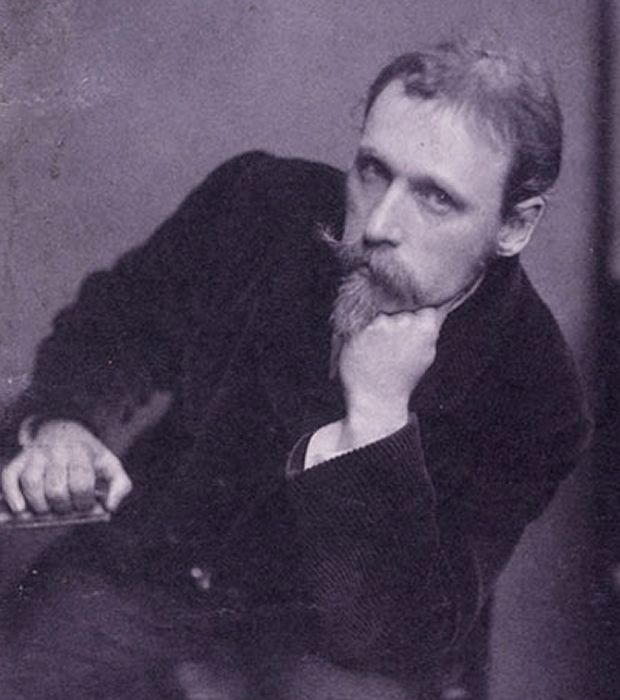 Walter Crane Photographed Around 1886
