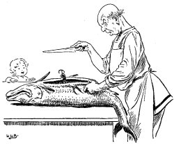 Classic Fairy Tale - Illustration For Tom Thumb By Leonard Leslie Brooke