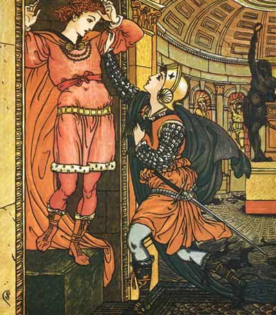 Illustration By Walter Crane For Princess Belle-Etoile - A Classic Fairy Story