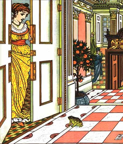 Illustration By Walter Crane For The Frog Prince - A Classic Fairy Tale