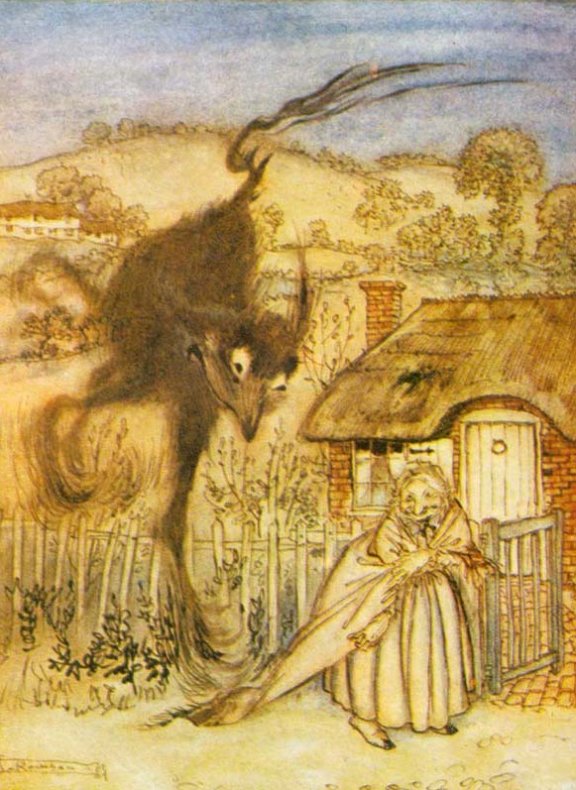 English Fairy Tale - Illustration For The Bogey-Beast By Arthur Rackham