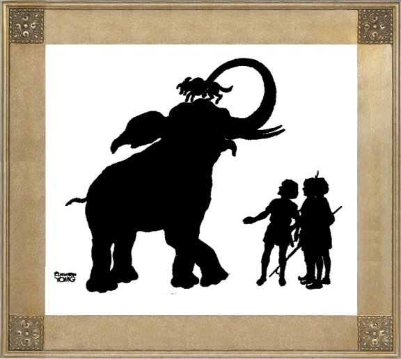 Illustration For The Elephant And The Dog - A Jataka Tale