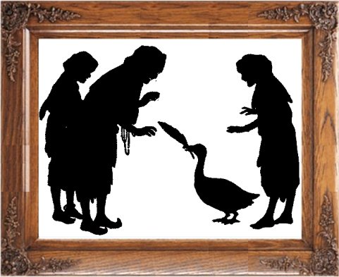 Illustration For The Golden Goose - A Jataka Tale