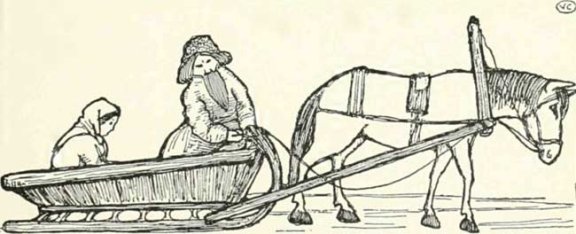 Russian Folk Tale - Illustration For King Frost