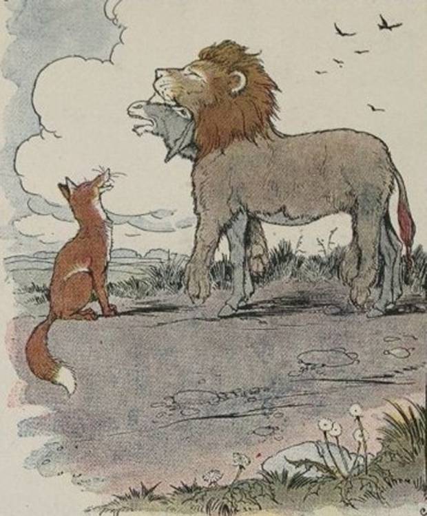 Aesop's Fables - The Ass In The Lion's Skin By Milo Winter