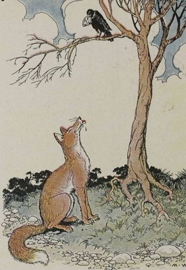 Aesop's Fables - The Fox And The Crow By Milo Winter