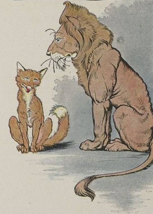 Aesop's Fables - The Fox And The Lion By Milo Winter
