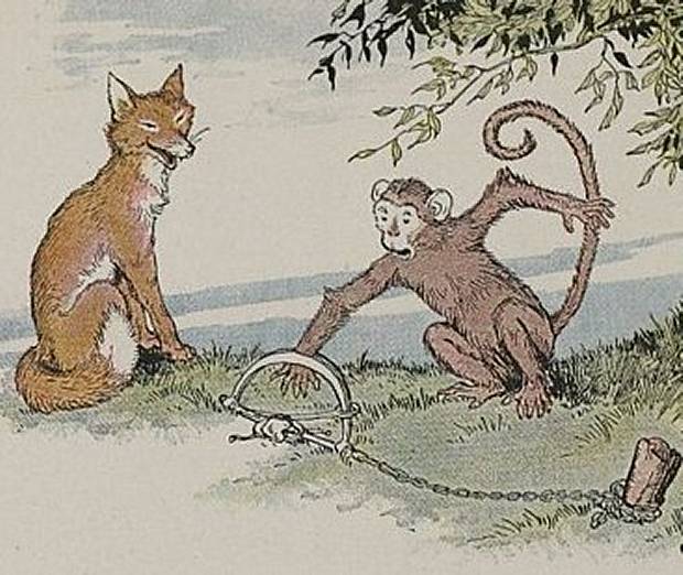 Aesop's Fables - The Fox And The Monkey By Milo Winter