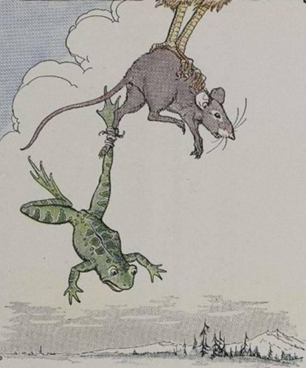 Aesop's Fables - The Frog And The Mouse By Milo Winter