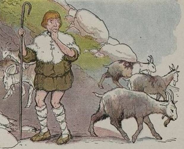 Aesop's Fables - The Goatherd And The Wild Goats By Milo Winter