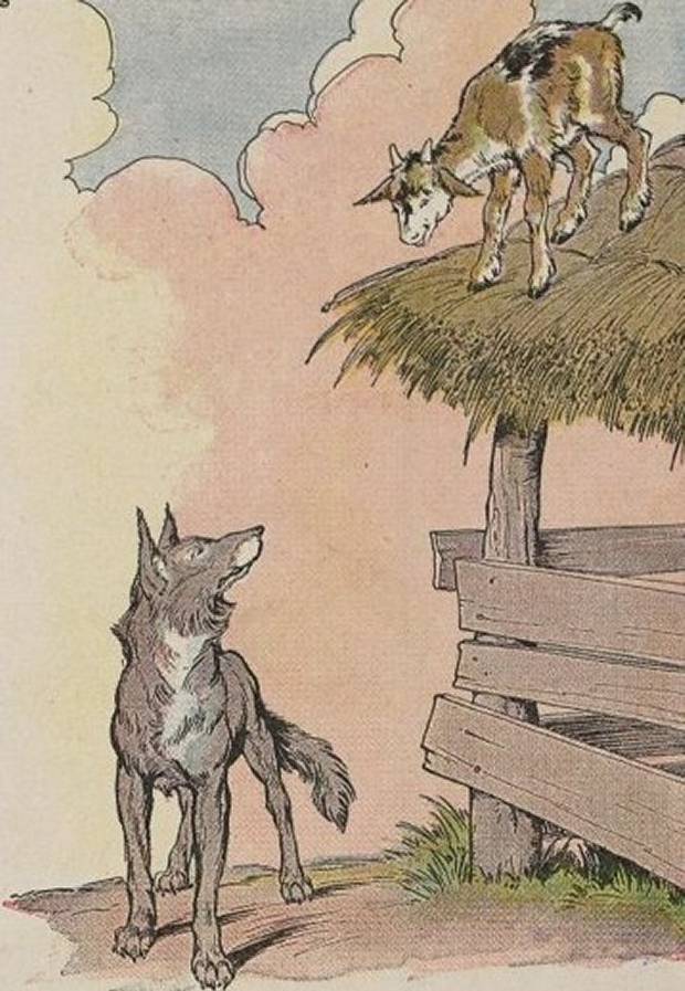 Aesop's Fables - The Kid And The Wolf By Milo Winter
