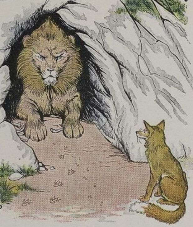 Aesop's Fables - The Old Lion And The Fox By Milo Winter