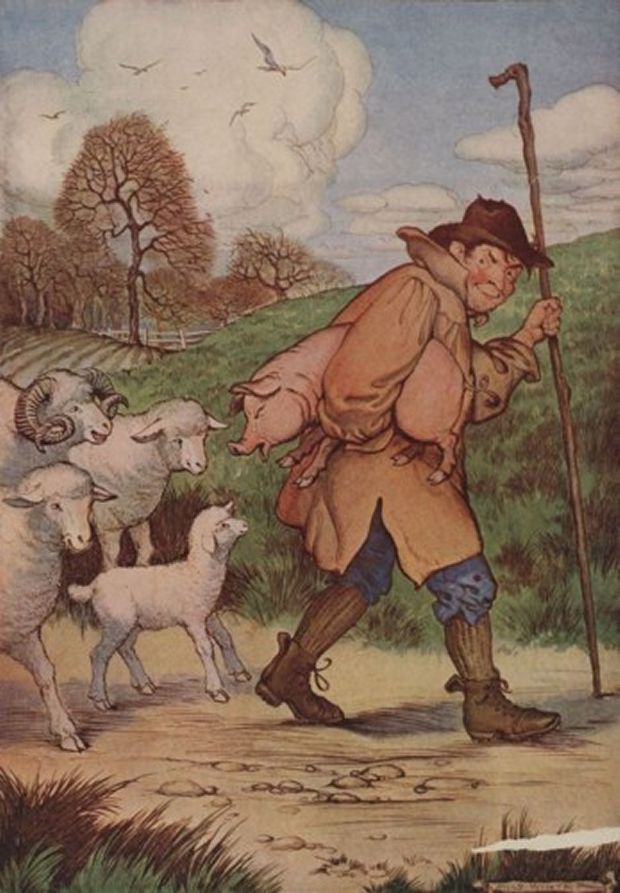 Aesop's Fables - The Sheep And The Pig By Milo Winter