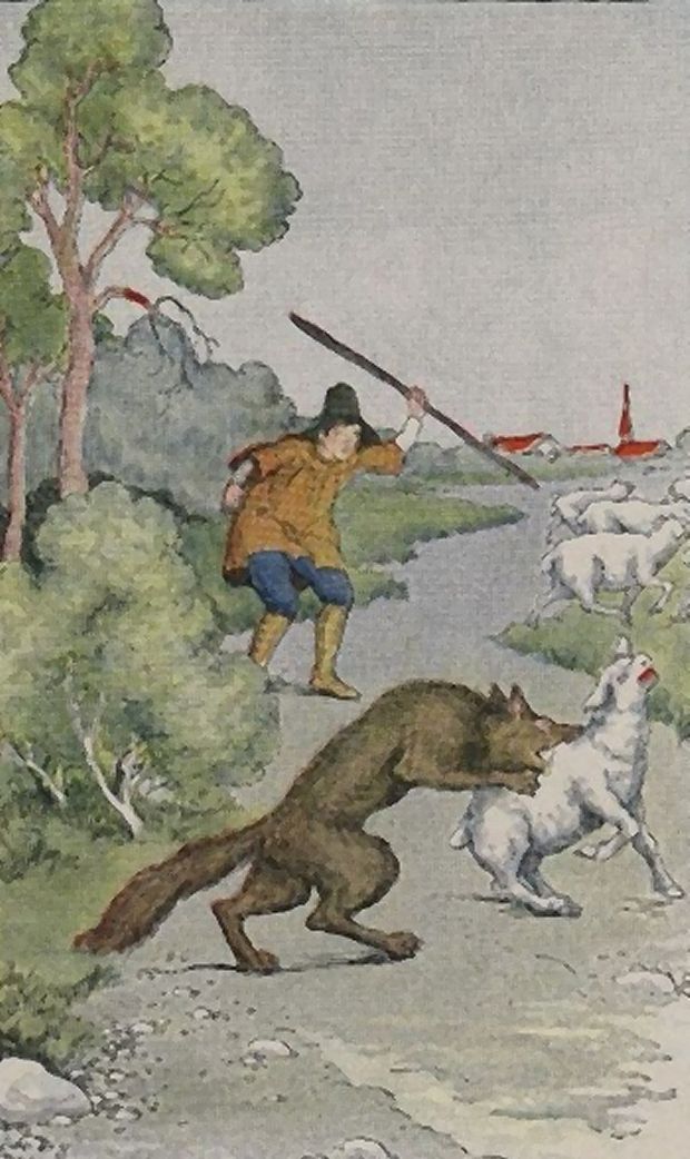 Aesop's Fables - The Shepherd Boy And The Wolf By Milo Winter