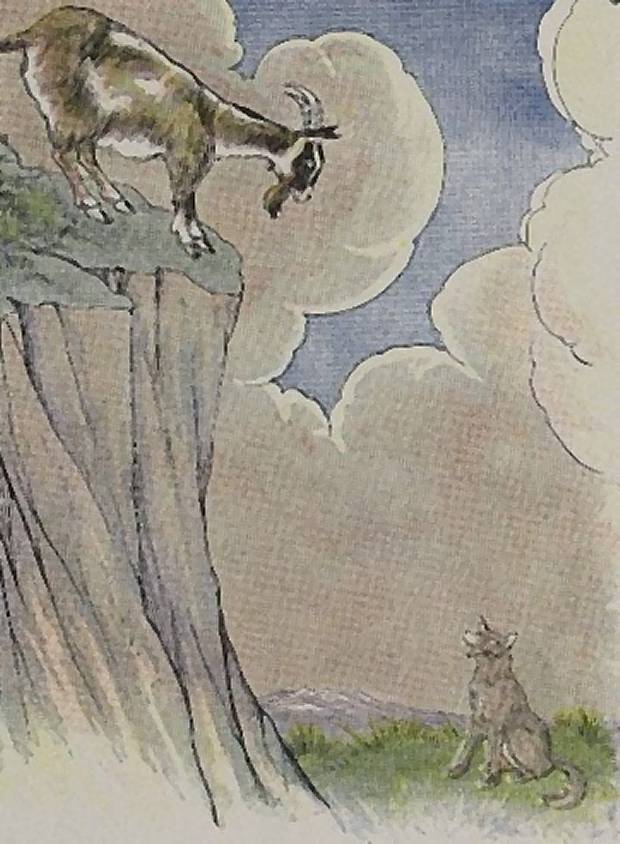 Aesop's Fables - The Wolf And The Goat By Milo Winter