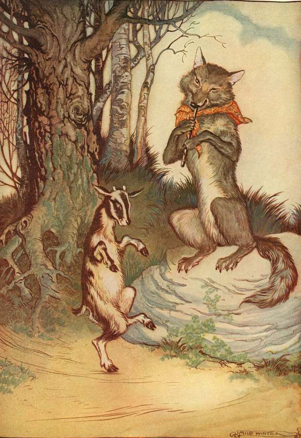Aesop's Fables - The Wolf And The Kid By Milo Winter