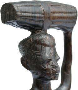 African Woodcarving Of A Woman