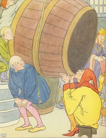 Classic Fairy Tale - Illustration For The Golden Goose By Leonard Leslie Brooke