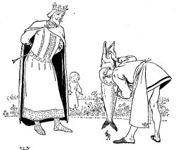 Classic Fairy Tale - Illustration For Tom Thumb By Leonard Leslie Brooke