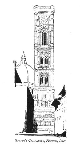 Illustration For The Goblin Of Giotto's Tower - An Italian Folk Tale