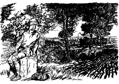 English Fairy Tale - Illustration For Dick Whittington And His Cat By Arthur Rackham