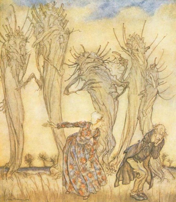 English Fairy Tale - Illustration For Mr And Mrs Vinegar By Arthur Rackham