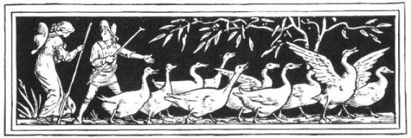 Fairy Tales From The Brothers Grimm - Decoration For The Goose Girl By Walter Crane
