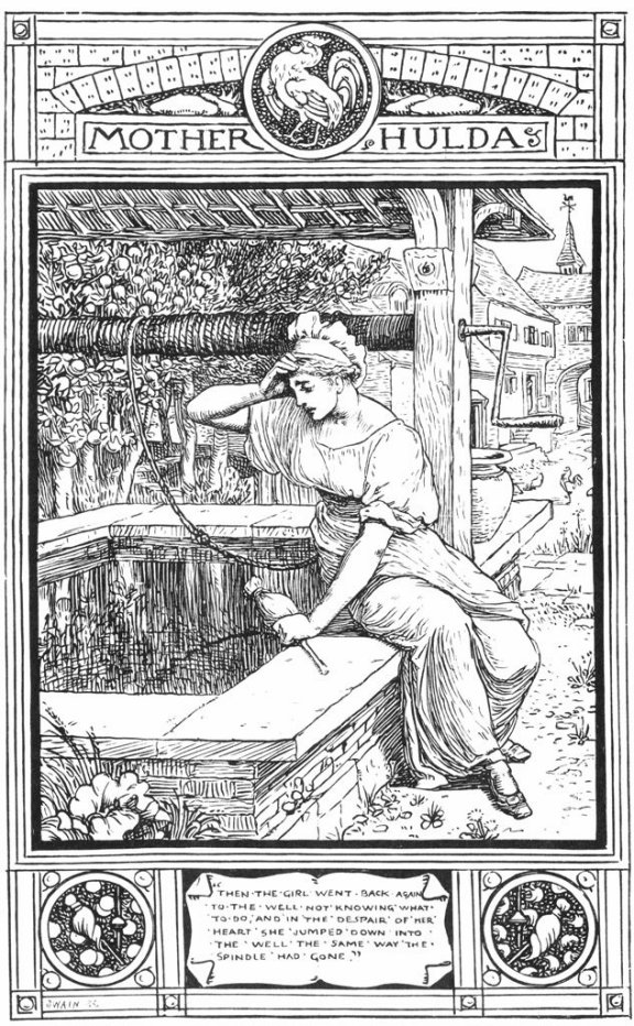 Fairy Tales From The Brothers Grimm - Mother Hulda By Walter Crane