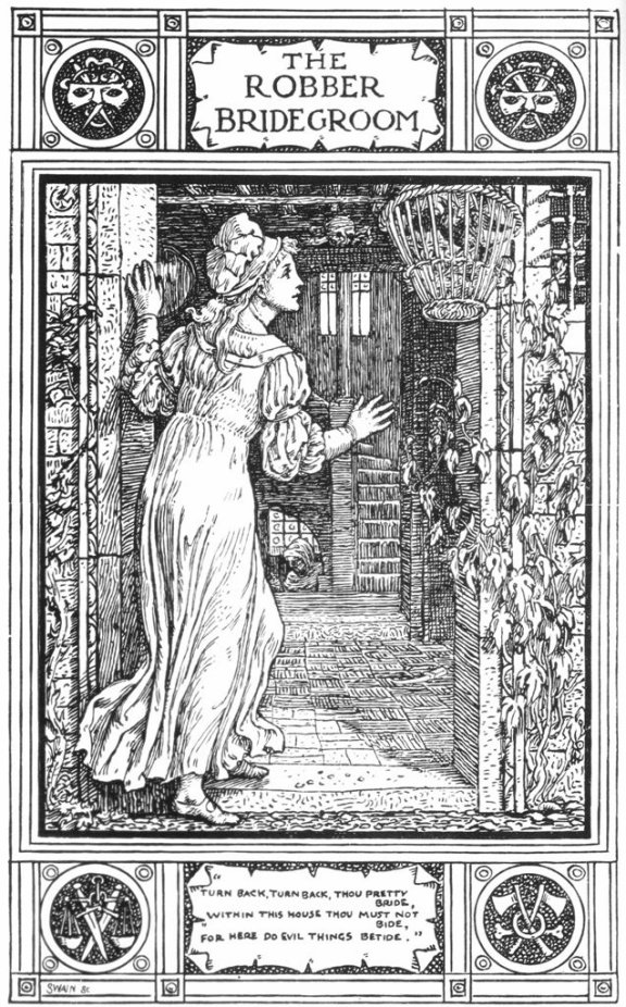 Fairy Tales From The Brothers Grimm - The Robber Bridegroom By Walter Crane