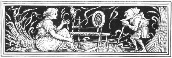 Fairy Tales From The Brothers Grimm - Decoration For Rumpelstiltskin By Walter Crane