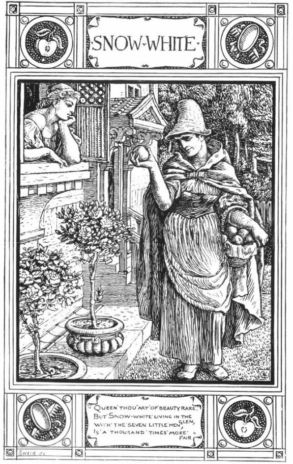 Fairy Tales From The Brothers Grimm - Snow White By Walter Crane