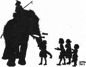 Illustration For The King's White Elephant - A Jataka Tale