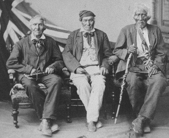 Legend Of The Iroquois - Photograph Of Iroquois Elders