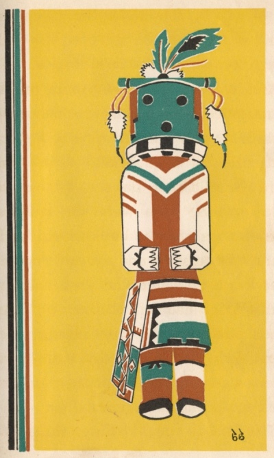 Illustration For Kachina Brings The Spring - A Native American Legend