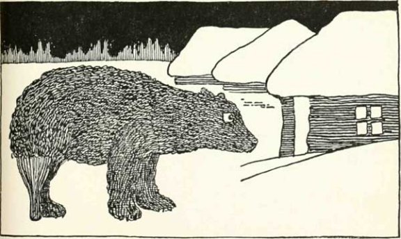 Russian Folk Tale - Illustration For The Bear's Paw