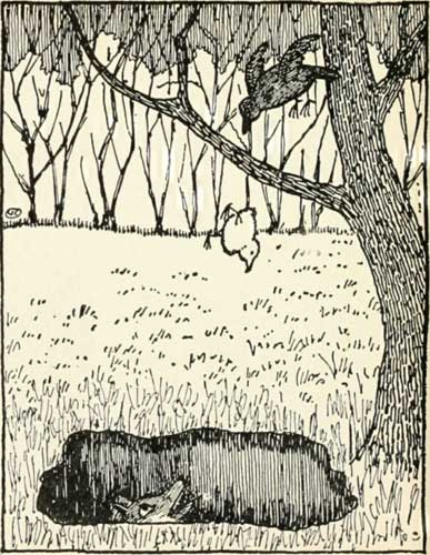 Russian Folk Tale - Illustration For The Fox And The Blackbird