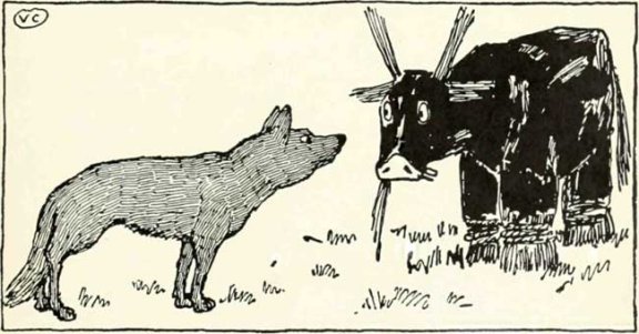 Russian Folk Tale - Illustration For The Straw Ox