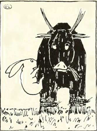 Russian Folk Tale - Illustration For The Straw Ox