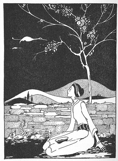 Illustration For The Tibetan Folk Tale The Frugal Woman